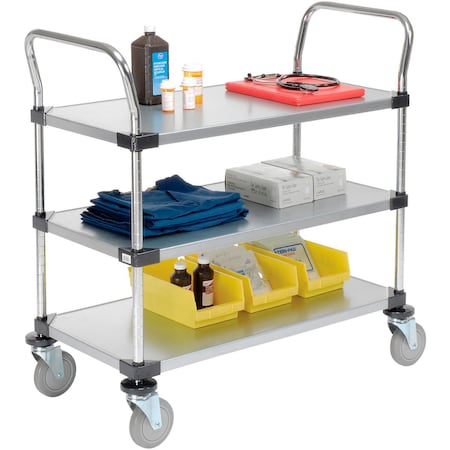 Nexel Stock Cart, Steel, 36 in L, 18 in W, 38 in H 489065